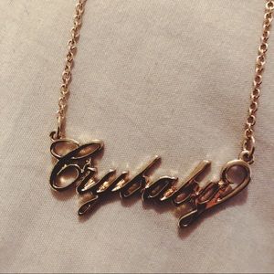 “Crybaby” necklace